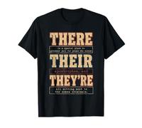 There Their They're Funny Grammar English Teacher Humor Camiseta