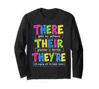 There Their They're Funny Grammar English Teacher Humor Manga Larga