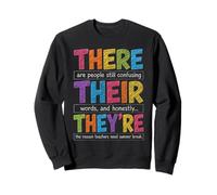 There Their They're Funny Grammar English Teacher Humor Sudadera