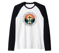 There Was No Way But God Made A Way Camiseta Manga Raglan
