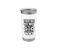 There Was No Way But God Made A Way Vaso térmico de acero inoxidable de doble pared