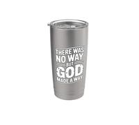 There Was No Way But God Made A Way Vaso térmico de acero inoxidable de doble pared