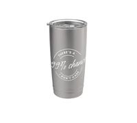 There's A 99% Chance That I Don't Care Vaso térmico de acero inoxidable de doble pared
