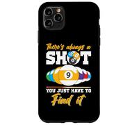 There's Always A Shot Funny Billar 8 Ball Pool Player Hombres Carcasa para iPhone 11 Pro MAX