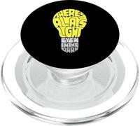 Theres Always Light Even in The Dark PopSockets PopGrip para MagSafe