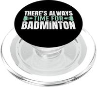 There's Always Time For Badminton Jugador Bádminton PopSockets PopGrip para MagSafe