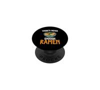 Theres Never Enough Ramen Japanese Fideos Bowl Lover PopSockets PopGrip Adhesivo