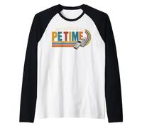 There's No Better Time Than P.E Time Physical Education Camiseta Manga Raglan