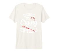 Theres No Crying in Softball Game Sports Baseball Lover Camiseta Premium