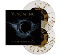 Venom Inc – There's Only Black – Vinilo transparente con centro negro y salpicado dorado (Importación USA)