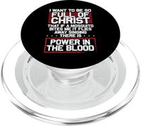 There's Power In Blood - Funny Religious Christian PopSockets PopGrip para MagSafe