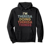 Theresa Name Theresa Personalized Name First Given Sudadera con Capucha