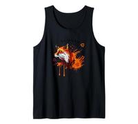 Therian Fox Splash Camiseta sin Mangas