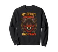 Therian Pride My Spirit Animal Has Paws Peludo Lobo Sudadera