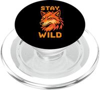 Therian Pride Stay Wild Vintage Peludo Lobo PopSockets PopGrip para MagSafe