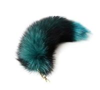 Therian Tail - Llavero de piel sintética con cola de zorro, 29.