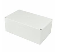 Therlan Caja de conexiones electrónica IP65, caja de conexiones hermética grande, caja de distribución de plástico, caja de conexión eléctrica sobresaliente (200 x 120 x 75 mm, blanco)