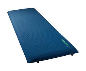 Therm-a-Rest LuxuryMap - Colchoneta de Dormir de Espuma autoinflable para Camping, tamaño Grande, 64 x 196 cm, Color Azul Poseidón
