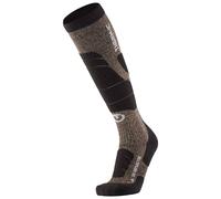 Therm-ic - Calcetines de esquí - Ski Merino Reflector U Black/Gold de Lana - Talla 45-47 - Marrón Marrón 45-47