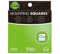 Therm-o-Web - Adhesivos Cuadrados de Doble Cara (750 Unidades), Color Blanco