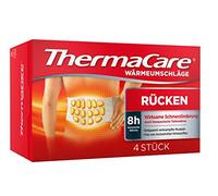 ThermaCare Almohadillas térmicas para aliviar el dolor de espalda, calor profundo para relajar los músculos, talla S-XL, 4 unidades por paquete