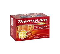 ThermaCare Espalda 4 bandas autocalentantes desechables de calor terapéutico para los dolores de espalda, 8 horas calor constante