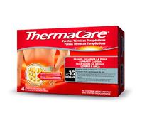 ThermaCare Parche térmico para lumbar y cadera adhesivo – 16 h de alivio – 4 uds
