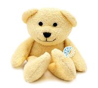 Thermal-Aid Zoo Animals - Honey The Yellow Bear - Animales de peluche terapéuticos calentables para niños - Terapia de frío y calor - Bolsa de hielo y paquete de calefacción