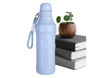 Thermal Bottle - Stainless Steel, 10.04x2.95in Sealed Cup Vacuum Insulated | Leak-Proof Strap Portable Hot Cold Drinkware, Thermal Water Bottle For Sports, Gym, Outdoor Activities, Office Use, Travel