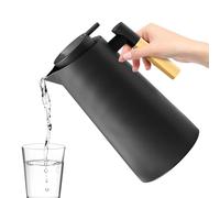 Thermal Carafe | 1000ml Glass Lined Coffee Pitcher | Beverage Dispenser for | Thermal Carafe | 1000ml Glass Lined Coffee Pitcher | Beverage Dispenser for Travel Commercial Outdoor Bedside Home Camping Re