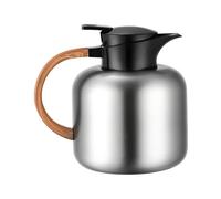 Thermal Coffee Carafe - 2L Vacuum Pot | Stainless Steel Hot Water Pitcher, Insulated Tea Kettle With Anti-Slip Handle For Home Office Party Restaurant Commercial Camping Beverage Dispenser