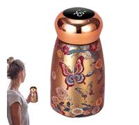 Thermal Cup - Stainless Steel, 2.56x2.56x5.12in Food Jar Insulated Drink Container | Ceramic Liner Smart Temperature Display Vacuum Flask, Insulated Travel Mug For Coffee, Tea, Juice, Milk, Office