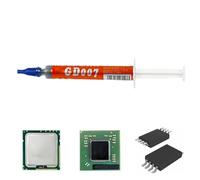Thermal Grease Set de silicona conductiva Paste Kit, For CPU Computer Use, With Syringe Tube Application Design Feature, Electronic Component Cooling System Compound, Printer Heat Transfer Performance