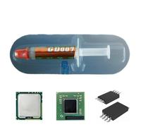Thermal Grease Set de silicona conductiva Paste Kit, For CPU Computer Use, With Syringe Tube Application Design Feature, Electronic Component Cooling System Compound, Printer Heat Transfer Performance