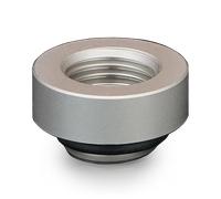 Thermal Grizzly DeltaMate Extensor MF7 - Níquel mate - Espaciador macho a hembra de 7 mm G1/4 para refrigeración por agua de PC personalizada
