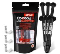 Thermal Grizzly Kryonaut Extreme - Pasta térmica de Alto Rendimiento para máxima conductividad térmica Mientras overclocking CPU/GPU/PS4/PS5/Xbox (3 Paquetes de 2 Gramos)