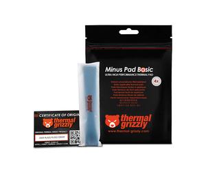 Thermal grizzly minus pad basic 4x 120x20x0,5 mm pad térmico gpu ssd