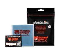 Thermal Grizzly Minus Pad Basic - Paquete de 2 almohadillas de interfaz térmica, 100 x 100 x 1,5 mm, eléctricamente no conductiva, alta conductividad térmica y compresibilidad para SSD, GPU y