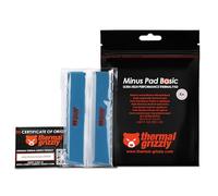 Thermal Grizzly Minus Pad Basic - Paquete de 4 almohadillas de interfaz térmica, 120 x 20 x 3 mm, eléctricamente no conductiva, alta conductividad térmica y compresibilidad para SSD, GPU y electrónica