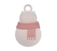 Thermal Heat Pack - 320 ml Christmas Silicone Bottle | Adorable Snowman Design with Pushover Build & Reusable Warming Features for Bedtime, Outdoor, Holiday and Comfort Care