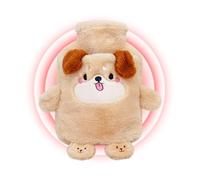 Thermal Hot Water Bottle - Comfort Heating Pad for Body | Sturdy Leak Proof Design with Fabric Sleeve, Soothing Warmth for Muscle Relief, Nighttime Accessory for Home and Office 6.3×9.8 in