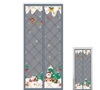 Thermal Insulated Door Curtain | Temperature Protection Insulatedd Doorway Curtains | Magnetic Thickened Windproof Waterproof Cover for Home Patio Room Apartment Outdoor