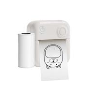 Thermal Label Printer, Wireless Labeler with 1 Roll Paper, Portable Printer, Rechargeable Desktop Labeler, Wireless Labeling Printer Easy To Use, Portable For School, Home, Travel