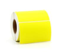 Thermal Label Roll 40×60mm - 800 Adhesive Waterproof Labels for Bubble Tea, Coffee, Beverage, Bakery, Dessert, Retail & Checkout - Clear Print, Oil-Resistant, Colourful Thermal Paper Stickers