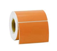 Thermal Label Roll 40×60mm - 800 Adhesive Waterproof Labels for Bubble Tea, Coffee, Beverage, Bakery, Dessert, Retail & Checkout - Clear Print, Oil-Resistant, Colourful Thermal Paper Stickers