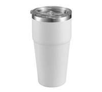 Thermal Stainless Steel Tumbler - 20oz Vacuum Insulated Drinking Mug with Lid, Reusable Travel Beverage Cup, Leakproof Coffee Container | Ice Cocoa, Tea, Milk, Hiking, School, Road Trip, Work, Daily