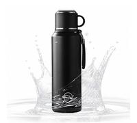Thermal Steel Flask - 1000ml Double Wall Tumbler, Insulated Travel Mug for Hydrating, Stainless Drink Container, Heat Retention Beverage Gear with Insulation Build, Hot Drink Companion for Sipping