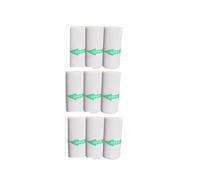 Thermal Sticker Paper Roll 57mm For Mini Printer Pack Of 3-12 Pcs(9pcs sticker)