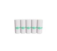 Thermal Sticker Paper Roll Pack of 9 Pcs Self Adhesive Label 57x25mm Bluetooth Inkless(5pcs Self-adhesive)