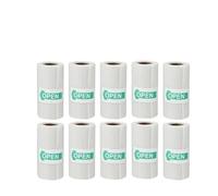Thermal Sticker Paper Roll Transparent Self-Adhesive For Printers Pack Of 5 10 15 Pcs(10 Trans Sticky)